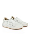 ZAPATILLAS COFORT DE PIEL PARA MUJER THE HAPPY MONK ALCALA 003 NEW HIELO