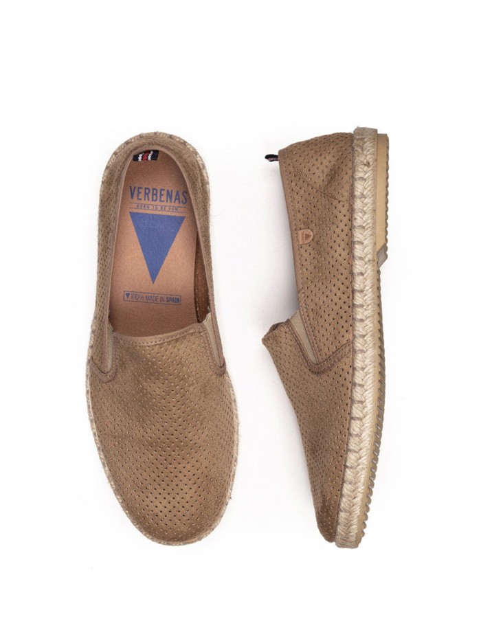 ALPARGATAS DE MODA MICROPERFORADAS PARA CABALLERO VERBENAS TOM ROBLE