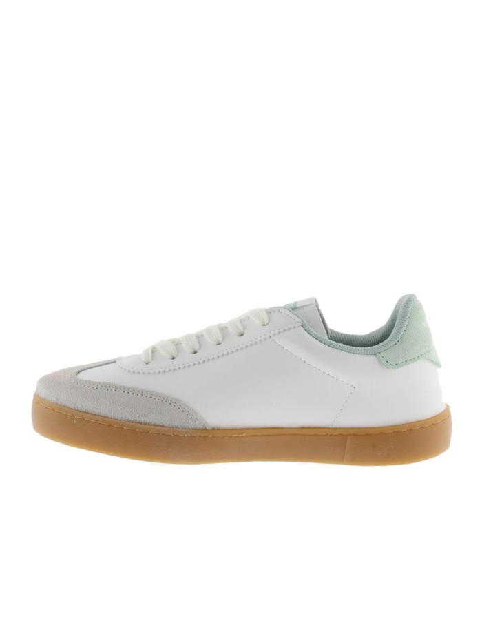 ZAPATILLAS PARA MUJER VICTORIA BERLÍN CICLISTA EFECTO PIEL/SERRAJE & COLOR MENTA