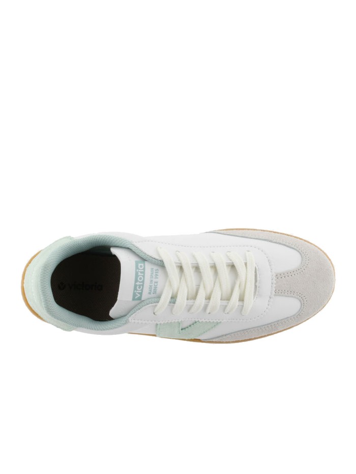 ZAPATILLAS PARA MUJER VICTORIA BERLÍN CICLISTA EFECTO PIEL/SERRAJE & COLOR MENTA