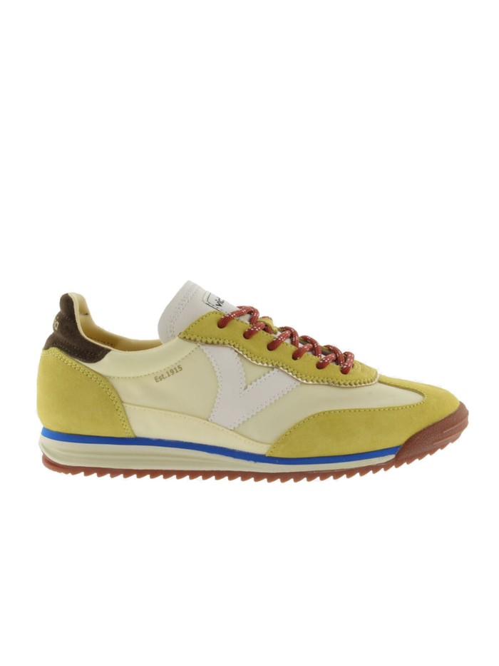 ZAPATILLAS DE MUJER VICTORIA SATURNO NYLON & SERRAJE 1158110 AMARILLO