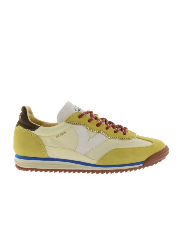 ZAPATILLAS DE MUJER VICTORIA SATURNO NYLON & SERRAJE 1158110 AMARILLO
