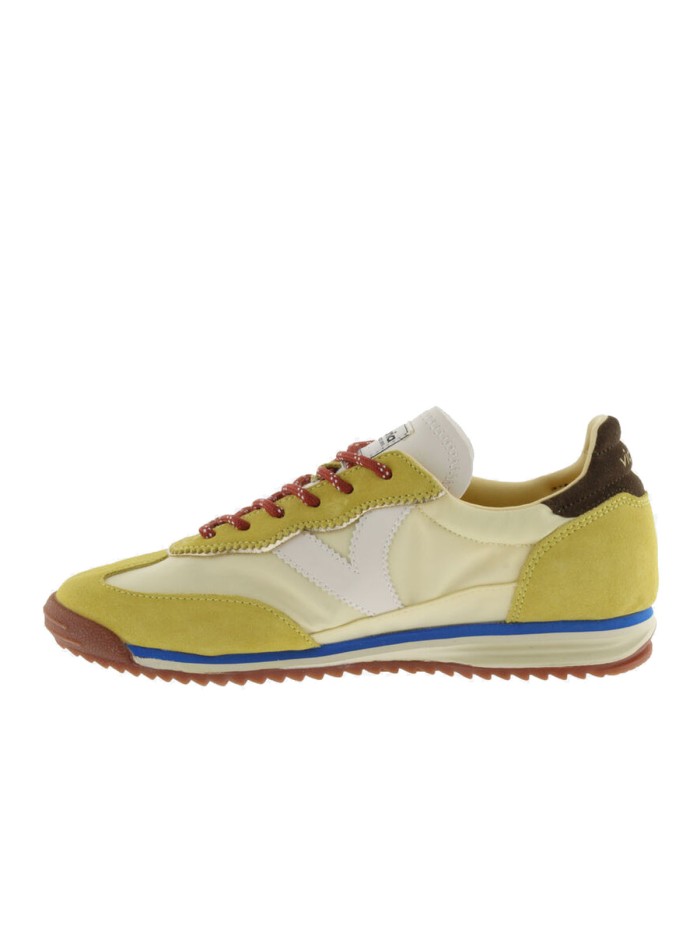 ZAPATILLAS DE MUJER VICTORIA SATURNO NYLON & SERRAJE 1158110 AMARILLO