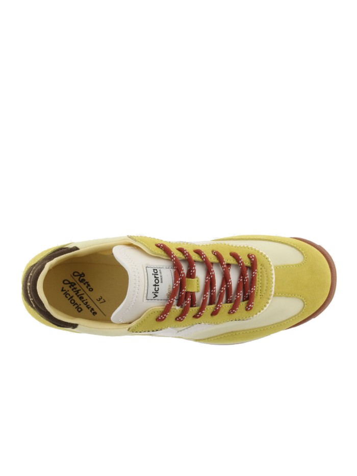 ZAPATILLAS DE MUJER VICTORIA SATURNO NYLON & SERRAJE 1158110 AMARILLO