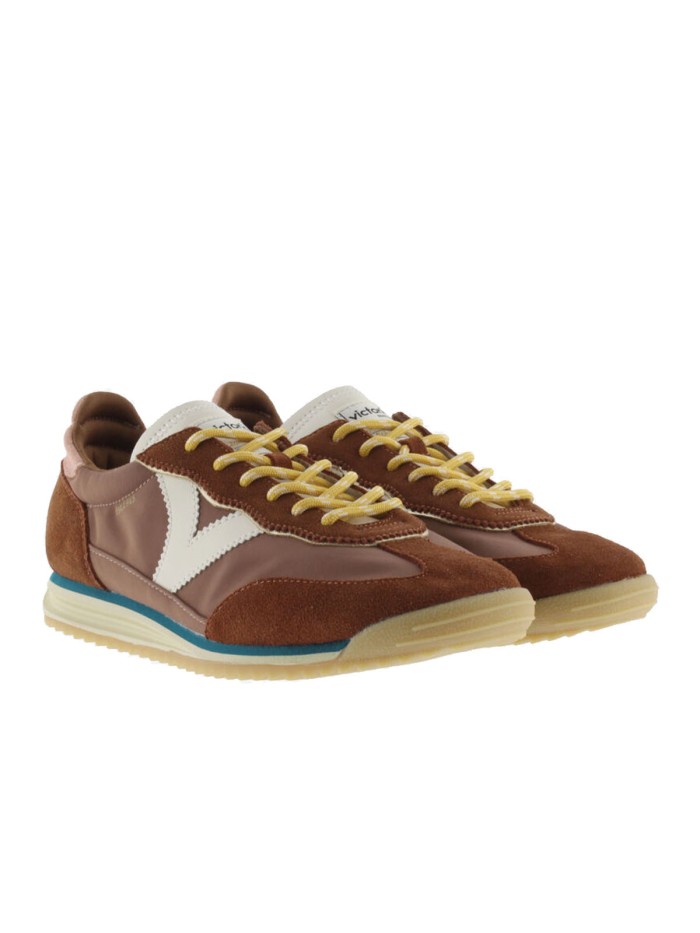 ZAPATILLAS PARA MUJER VICTORIA SATURNO NYLON & SERRAJE 1158110 MARRÓN