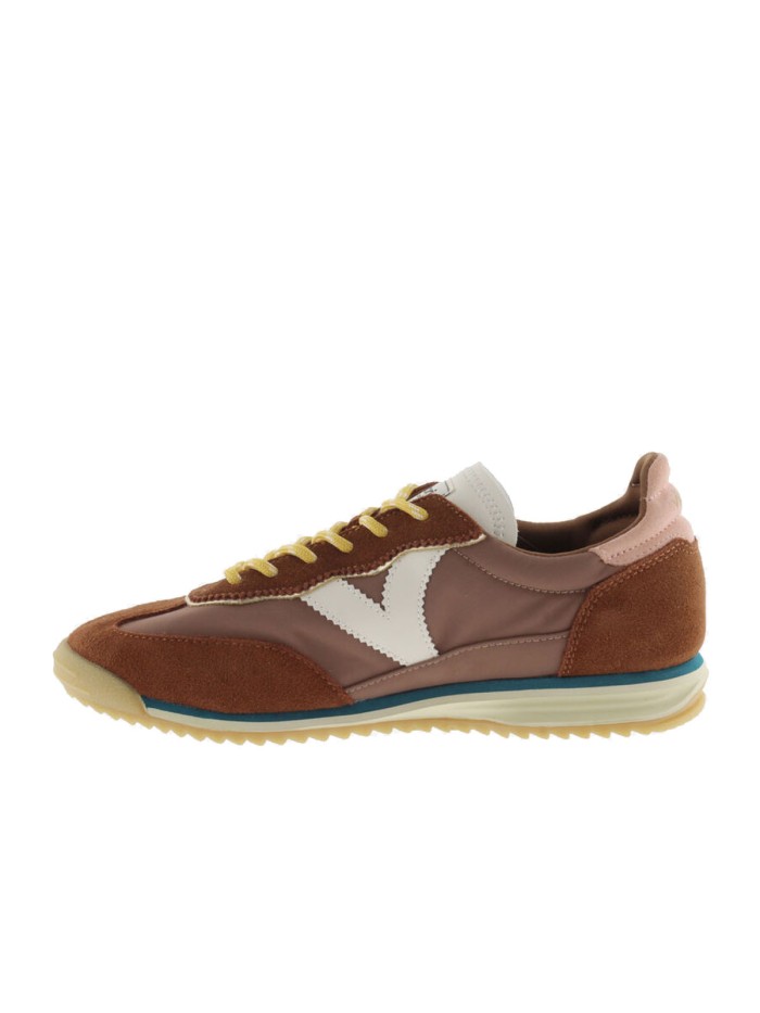 ZAPATILLAS PARA MUJER VICTORIA SATURNO NYLON & SERRAJE 1158110 MARRÓN