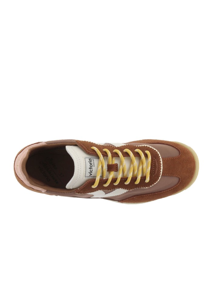 ZAPATILLAS PARA MUJER VICTORIA SATURNO NYLON & SERRAJE 1158110 MARRÓN