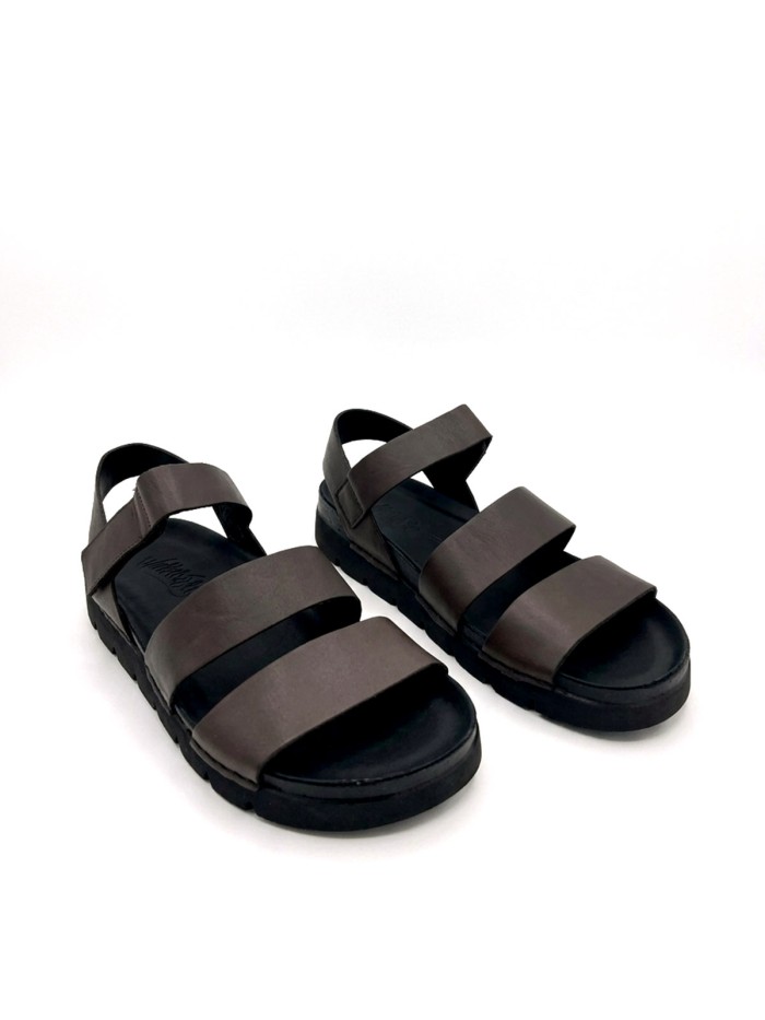 SANDALIA DE HOMBRE CON VELCROS Walk & Fly ICARUS 8385 51230 MARRÓN