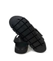 SANDALIA PLANA DE PIEL PARA HOMBRE WALK AND FLY ICARUS 8385 51230 NEGRO