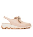 ZAPATO DESTALONADO DE CUÑA PARA MUJER WONDERS Simon 02 C-7602 SAUVAGE BEIG