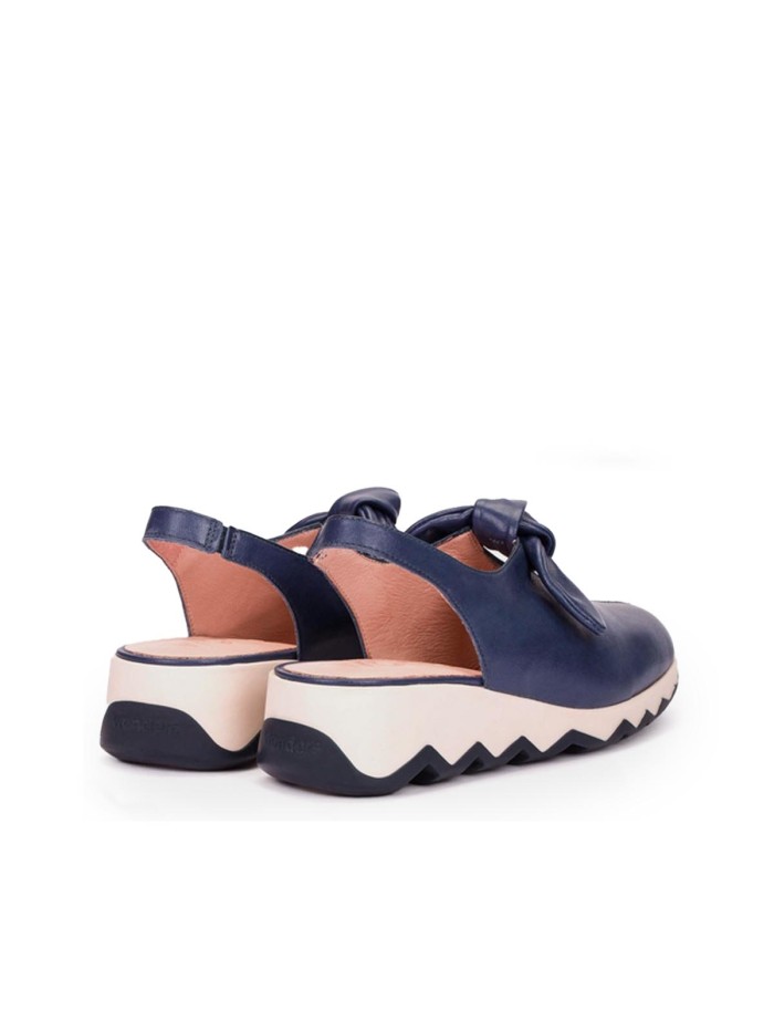 ZAPATO DESTALONADO LIGERO DE MUJER WONDERS SIMON 02 C-7602 Marino
