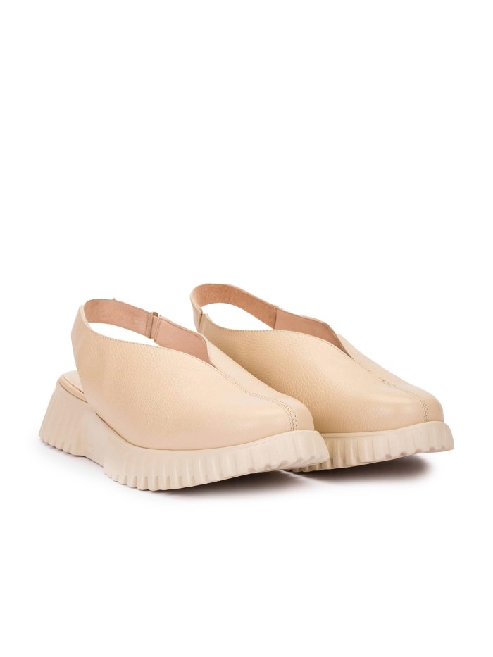 ZAPATO DESTALONADO LIGERO DE MUJER WONDERS FLEXFLY 11 A-4411 Beige