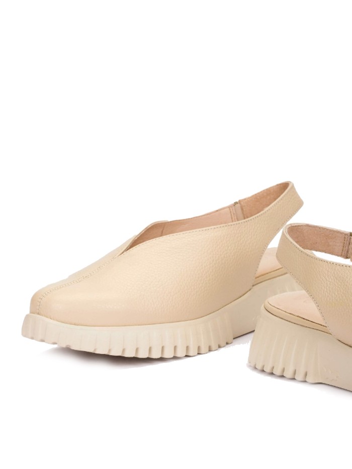 ZAPATO DESTALONADO LIGERO DE MUJER WONDERS FLEXFLY 11 A-4411 Beige