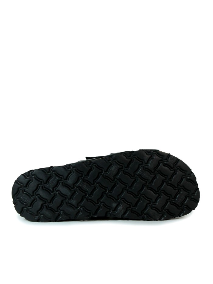 SANDALIAS DE PIEL NEGRO CON PALTAFORMA PARA MUJER YOKONO WIWI 125