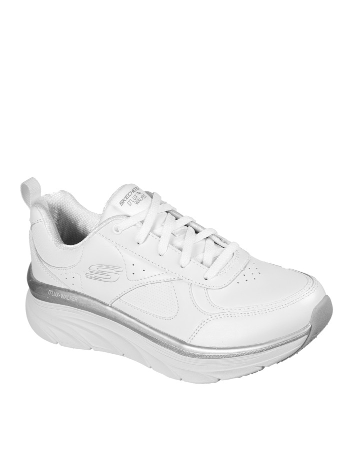 Skechers Relaxed Fit: D'Lux Walker - Timeless Path 149312 BLANCO