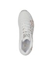 Skechers x JGoldcrown: Uno - Metallic Love 155523 BLANCO