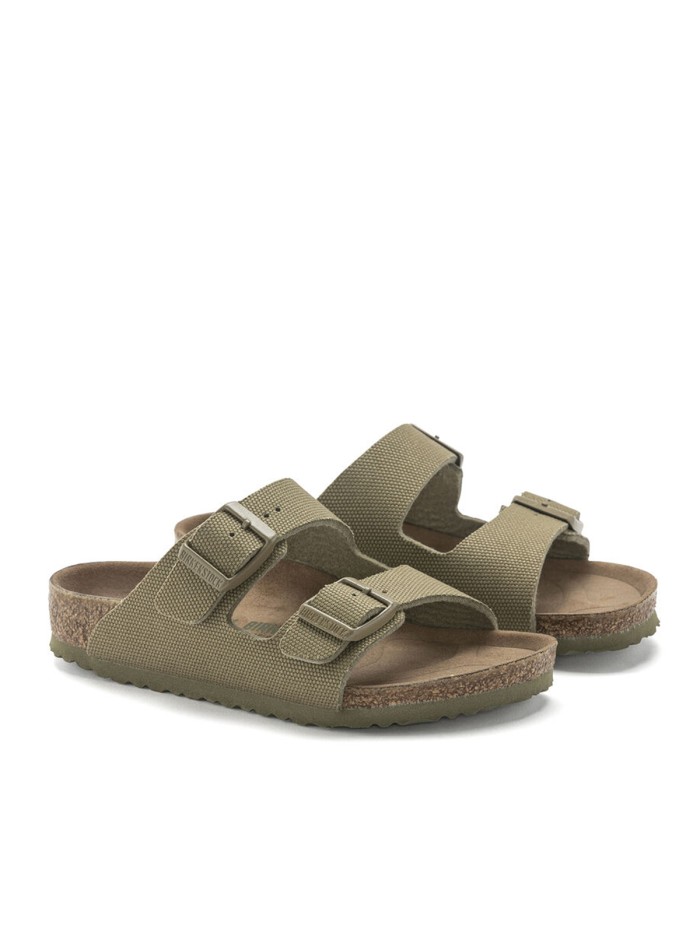 BIRKENSTOCK ARIZONA TEX CANVAS KAKI