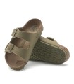 BIRKENSTOCK ARIZONA TEX CANVAS KAKI