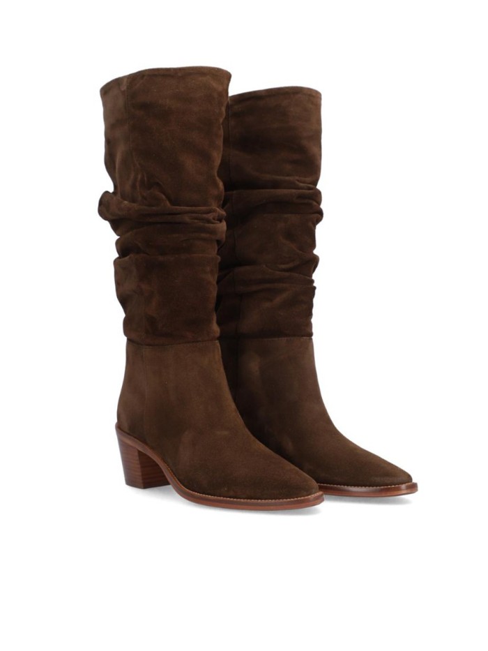 BOTAS MUJER TACÓN ALTO 2573-1133 MARRON