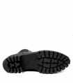 BOTAS DE PIEL CON ELÁSTICO PARA MUJER APLAUSO 30843 NEGRO