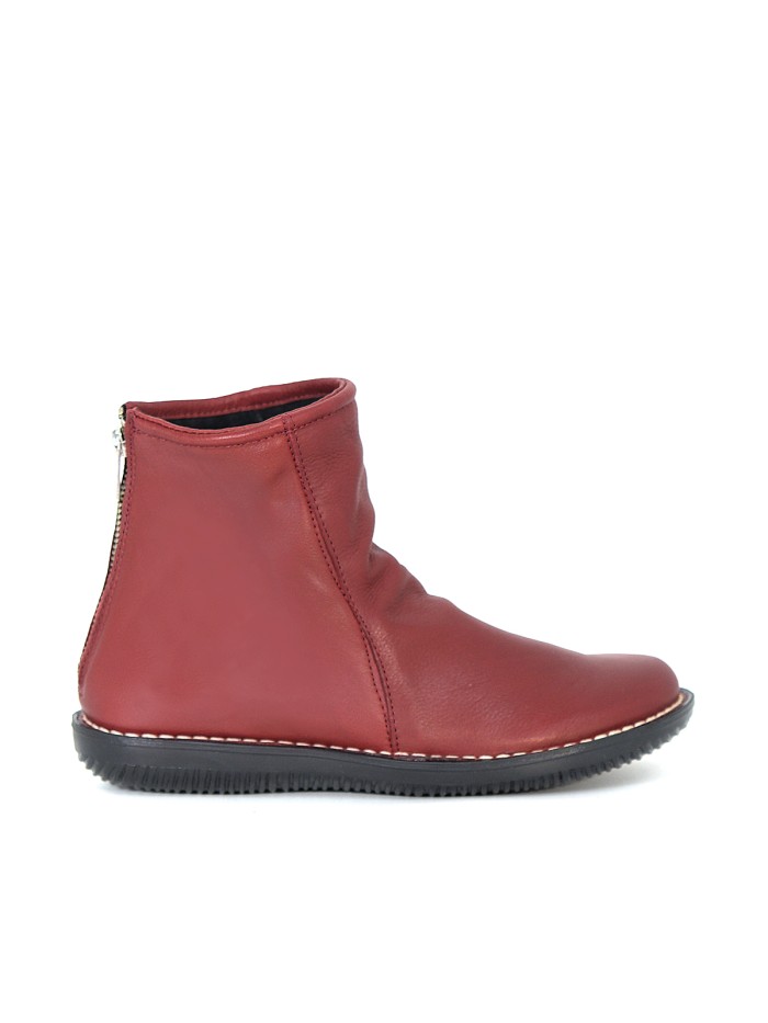 BOTINES MUJER PIEL 6426 BURDEOS