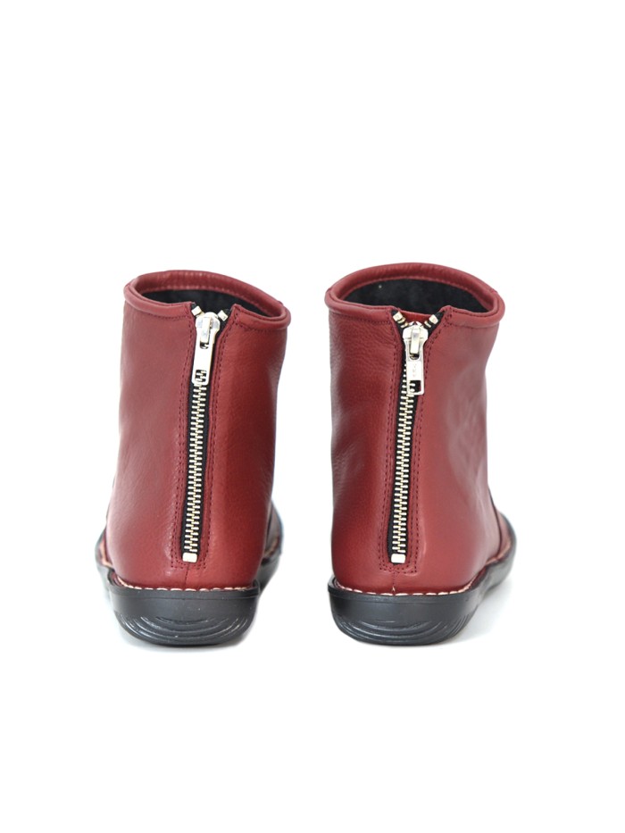 BOTINES MUJER PIEL 6426 BURDEOS