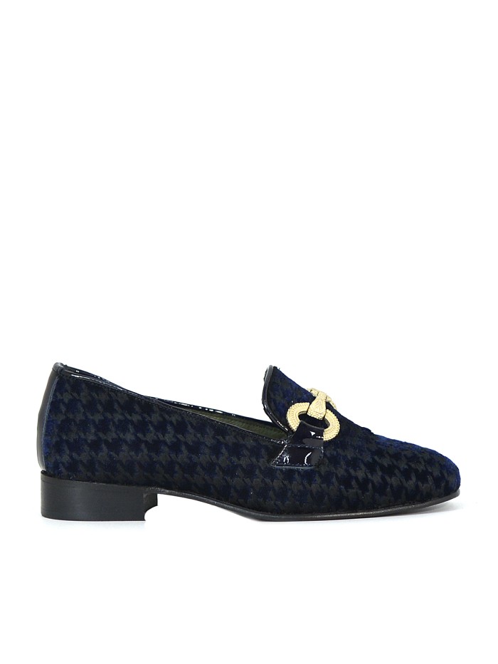 MOCASINES MUJER VELVET MARINO