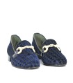 MOCASINES MUJER VELVET MARINO