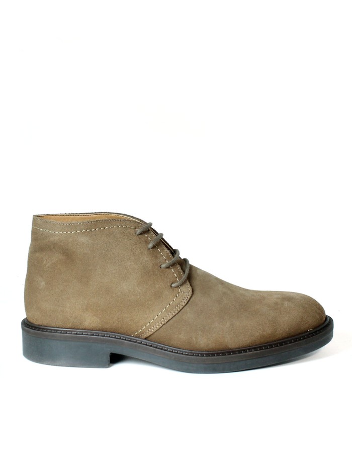 BOTAS DE CORDONES EN PIEL DE SERRAJE PARA CABALLERO APLAUSO 83644 LODO