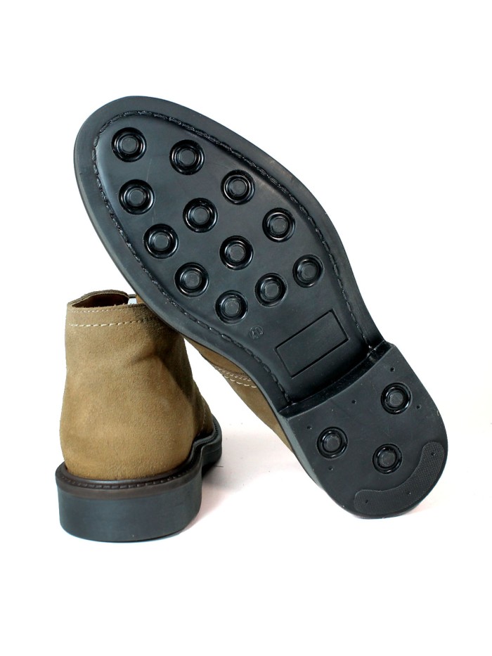 BOTAS DE CORDONES EN PIEL DE SERRAJE PARA CABALLERO APLAUSO 83644 LODO