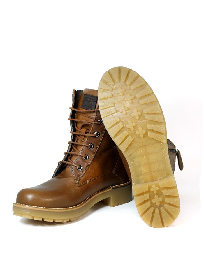 BOTINES DE MUJER EN PIEL CON CORDONES CORONEL TAPIOCCA C-1306-13 CUERO
