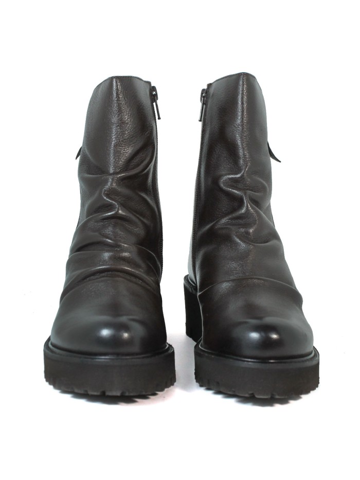 BOTA DE PIEL PARA MUJER HOSIS ESG4029 MARRÓN