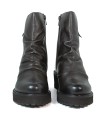 BOTA DE PIEL PARA MUJER HOSIS ESG4029 MARRÓN