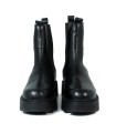 BOTINES DE PIEL CHELSEA PARA MUJER HOSIS NAR6650 NEGRO