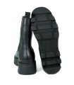 BOTINES DE PIEL CHELSEA PARA MUJER HOSIS NAR6650 NEGRO