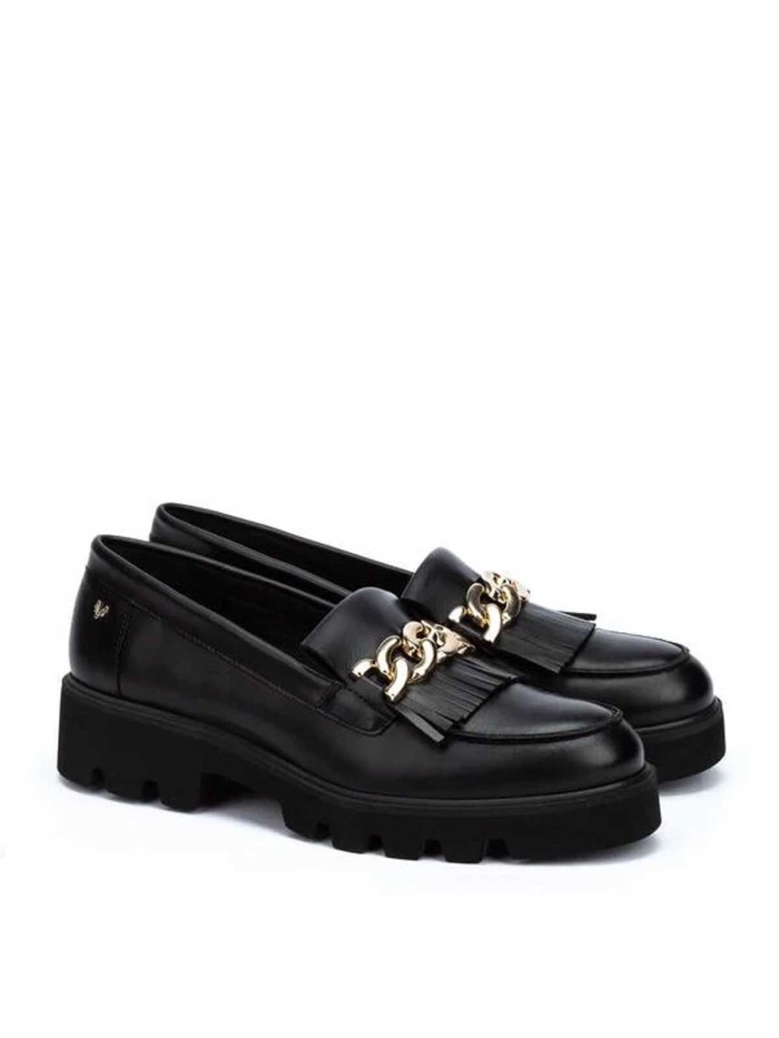 MOCASINES HERMOSILLA 1568-A665P NEGRO