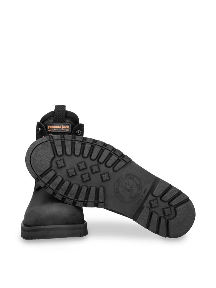 BOTA CORDONES CON FORRO GORE TEX PANAMA JACK AMUR GTX URBAN C1 NOBUCK NEGRO