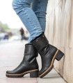 BOTAS DE PIEL CON FORRO Gore-Tex®  PANAMA JACK PIOLA GTX B1 NEGRO