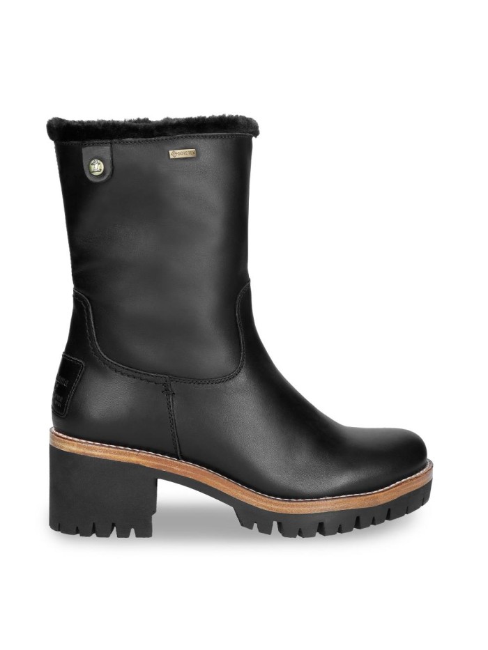 BOTAS DE PIEL CON FORRO Gore-Tex®  PANAMA JACK PIOLA GTX B1 NEGRO