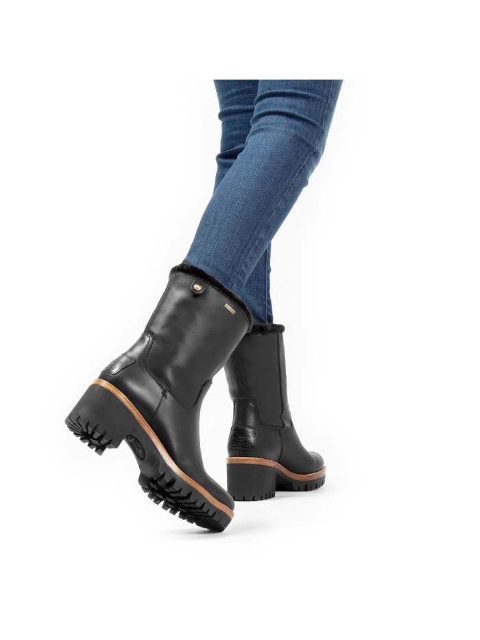 BOTAS DE PIEL CON FORRO Gore-Tex®  PANAMA JACK PIOLA GTX B1 NEGRO