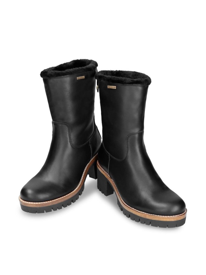 BOTAS DE PIEL CON FORRO Gore-Tex®  PANAMA JACK PIOLA GTX B1 NEGRO