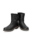 BOTAS DE PIEL CON FORRO DE PELO PANAMA JACK FELIA IGLOO TRAV B2 NEGRO