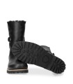 BOTAS DE PIEL CON FORRO DE PELO PANAMA JACK FELIA IGLOO TRAV B2 NEGRO