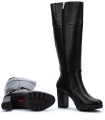 BOTAS DE TACÓN DE CAÑA ALTA MUJER PIKOLINOS CONNELLY W7M-9798 NEGRO