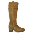 BOTAS ALTAS DE SERRAJE CON CREMALLERA PORRONET NORA 4547 CUERO