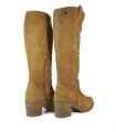 BOTAS ALTAS DE SERRAJE CON CREMALLERA PORRONET NORA 4547 CUERO