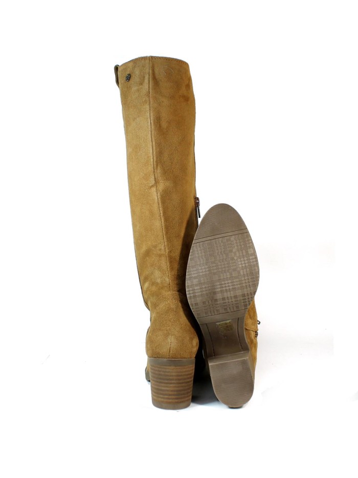 BOTAS ALTAS DE SERRAJE CON CREMALLERA PORRONET NORA 4547 CUERO