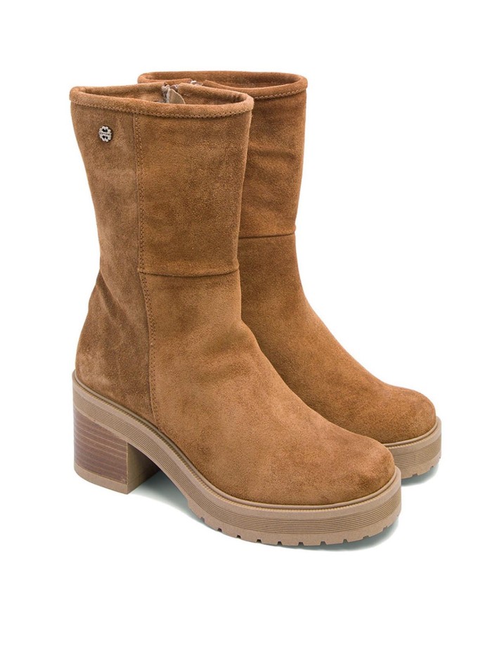 BOTAS DE TACÓN CUERO CON CREMALLERA PORRONET REIKO 4536