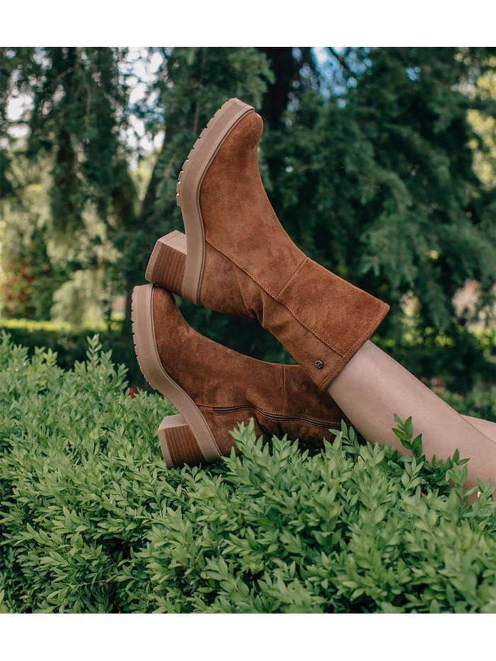 BOTAS DE TACÓN CUERO CON CREMALLERA PORRONET REIKO 4536