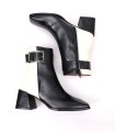 BOTINES BLANCO Y CREMA MUJER H-4350